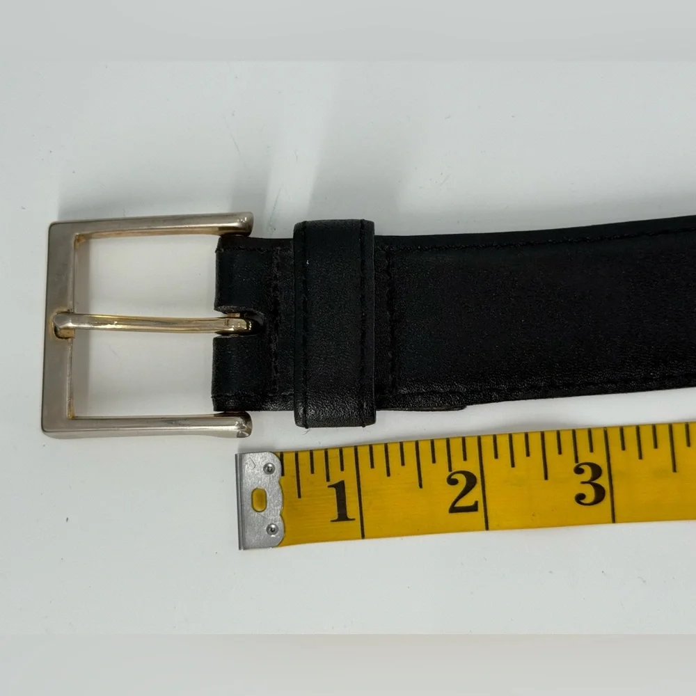 Vintage Leather Black‎ Belt 38